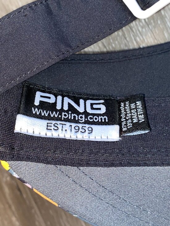PING Golf Club of Paradise Tour Visor Cap Hat Tropical Floral
